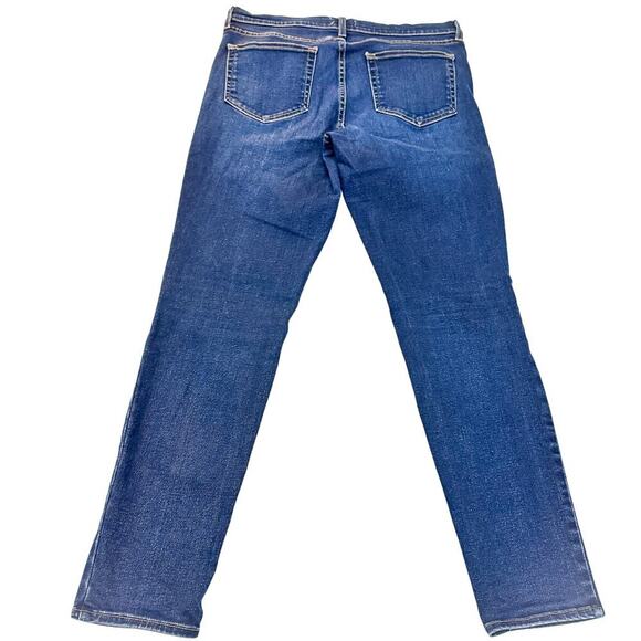 L'Agence Brigitte Skinny Mid Rise Bay Dark Wash Denim Jeans Size 30 - Picture 3 of 8